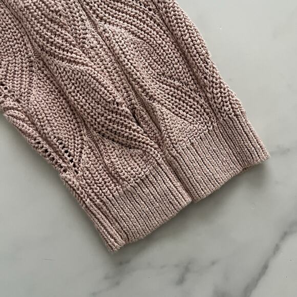 Madewell Hillview Cardigan Sweater in Wisteria Dove Sz Medium Cottage Core Chic - Picture 10 of 11